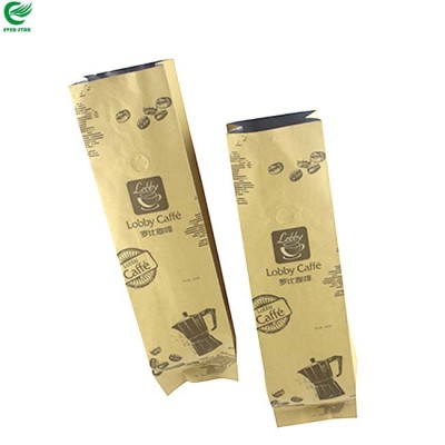 Top quality new style custom heat seal kraft paper bag for coffee