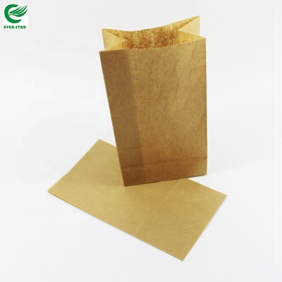 Hot Style Factory Customized Square Bottom Brown Paper Lunch Bag