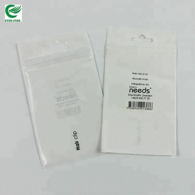 Custom Printed Promotional EVA Zip Lock Plastic Packaging Bag