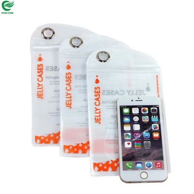 Factory custom new style ziplock bag plastic pvc phone case bag