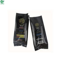 Top quality new style custom heat seal black coffee packaging bag