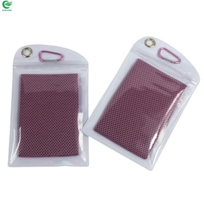 Wholesale new style white pvc sport towel ziplock pouch bags